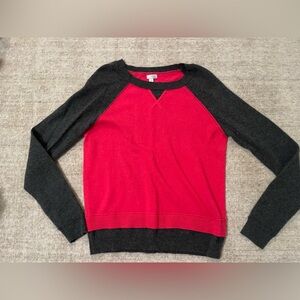 Halogen women’s two-toned cashmere sweater